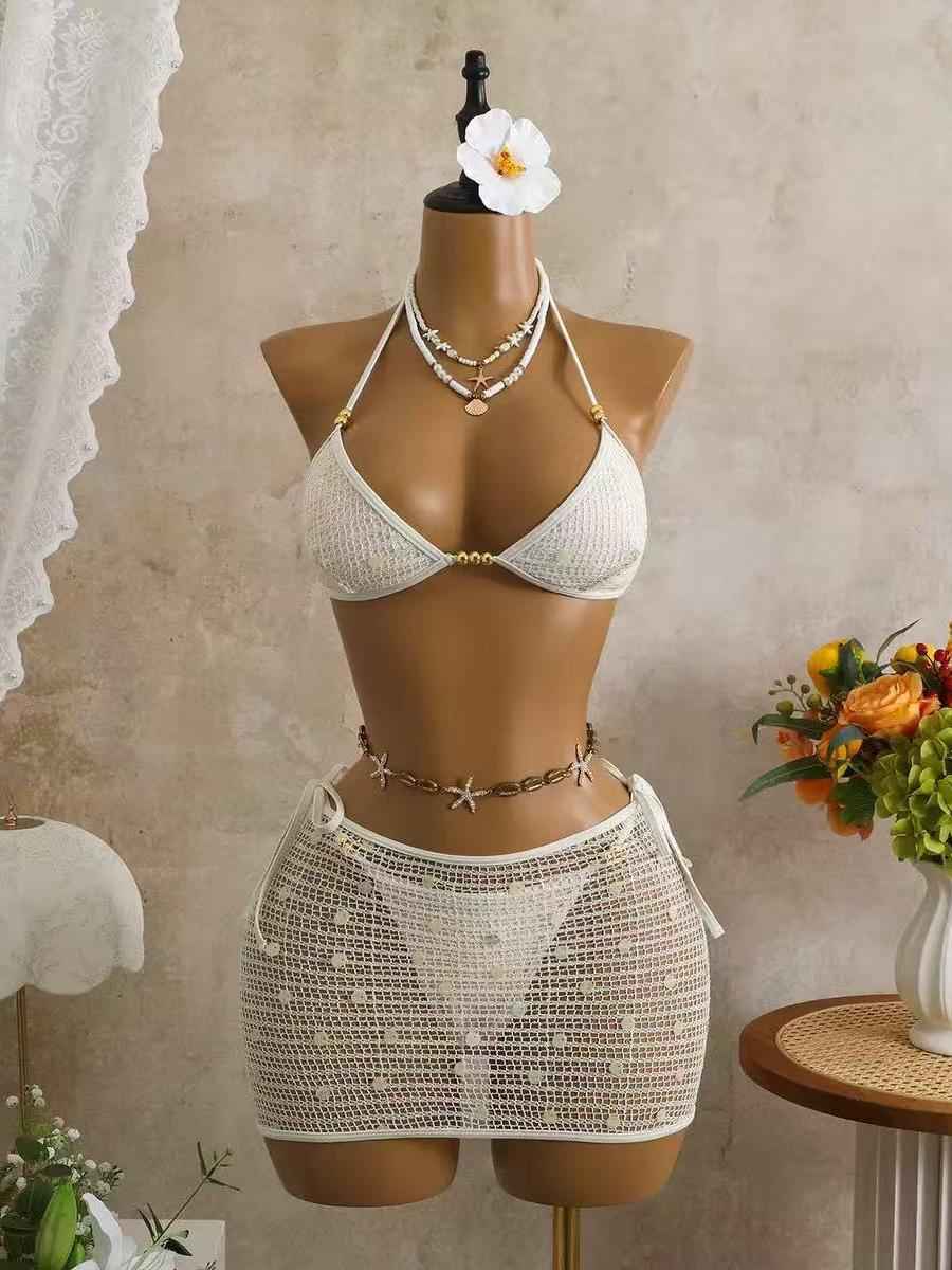 Seashell Glow Crochet Coord Set