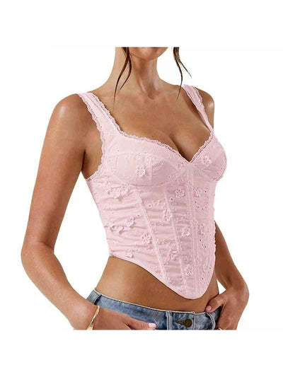 Bloom Lace Corset Tank