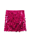 Coin Sequins Mini Skirt