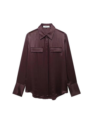 Full Sleeves Satin Shirt