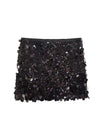 Coin Sequins Mini Skirt