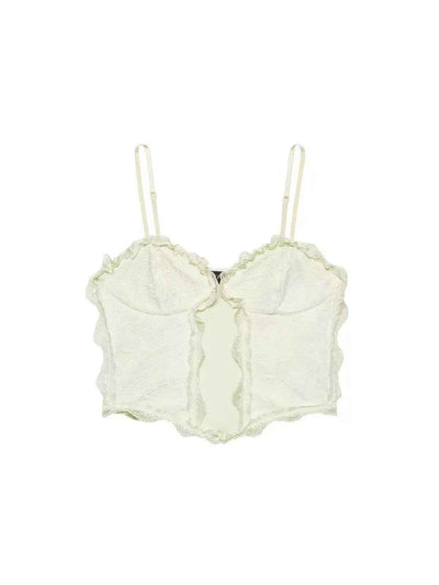 Soft Bloom Scallop Lace Cami Top
