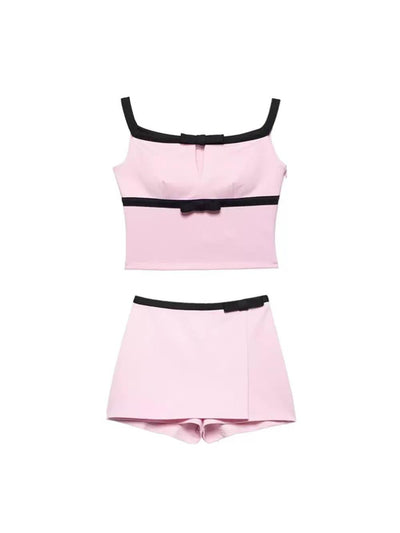 Parisian Bow Trim Co‑ord Set