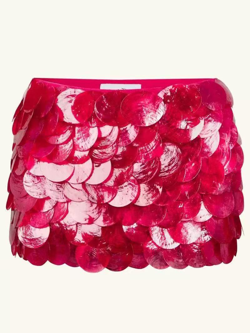 Coin Shell Mini Skirt