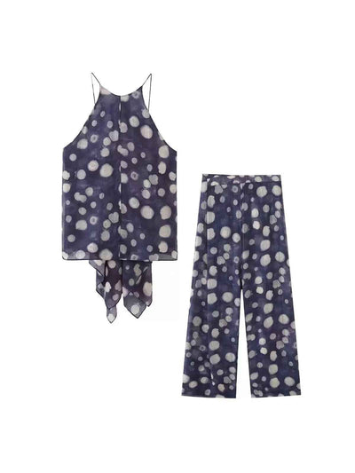 Moonlit Tides Satin Coord Set