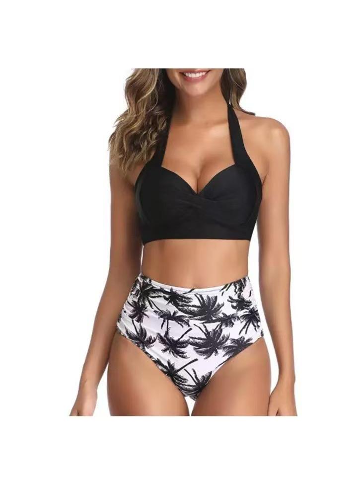 Halterneck Top & Short Swimsuit Set