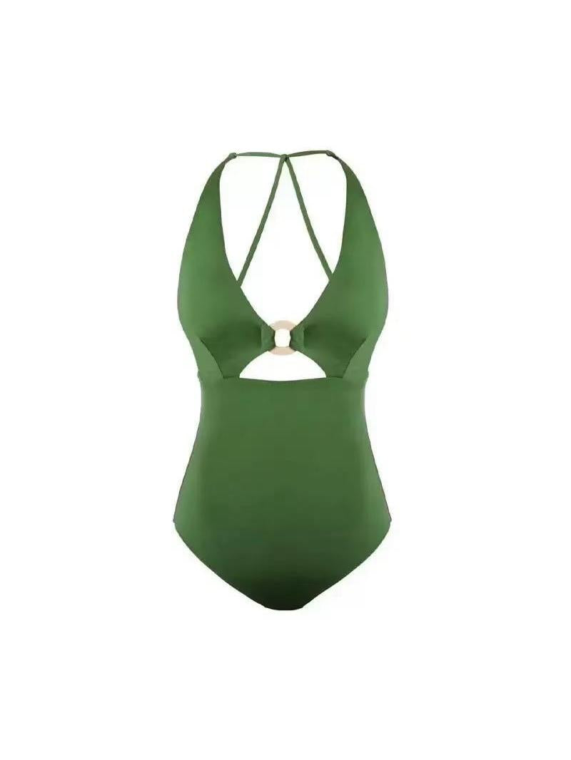 O‑Ring Cut‑Out One‑Piece Swimsuit