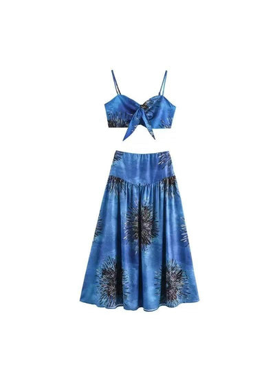 Florence Knot Top & Skirt Coord Set