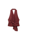 Halterneck Knot Vest Top