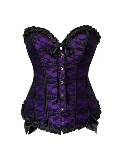 Jacquard Print Corset Top