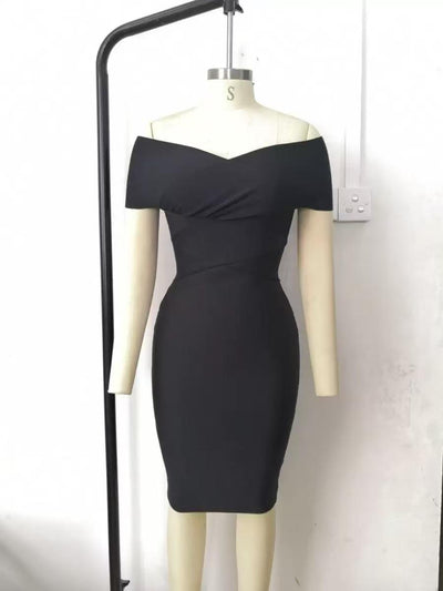 Off Shoulder Barnet Bodycon Dress