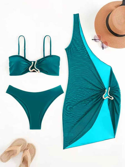 Tidal Allure 3-Piece Swimsuit Set