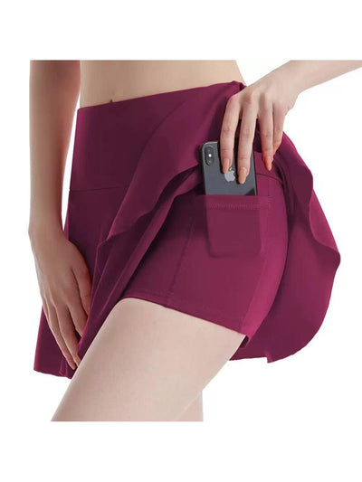 Everyday Active Skort with Hidden Phone Pocket Skirt