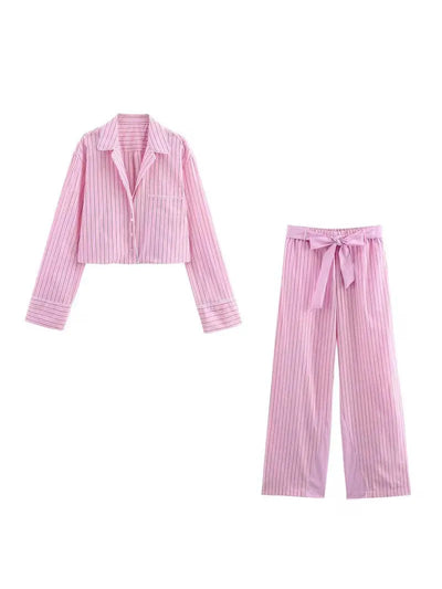 Breezy Striped 3 Piece Coord Set