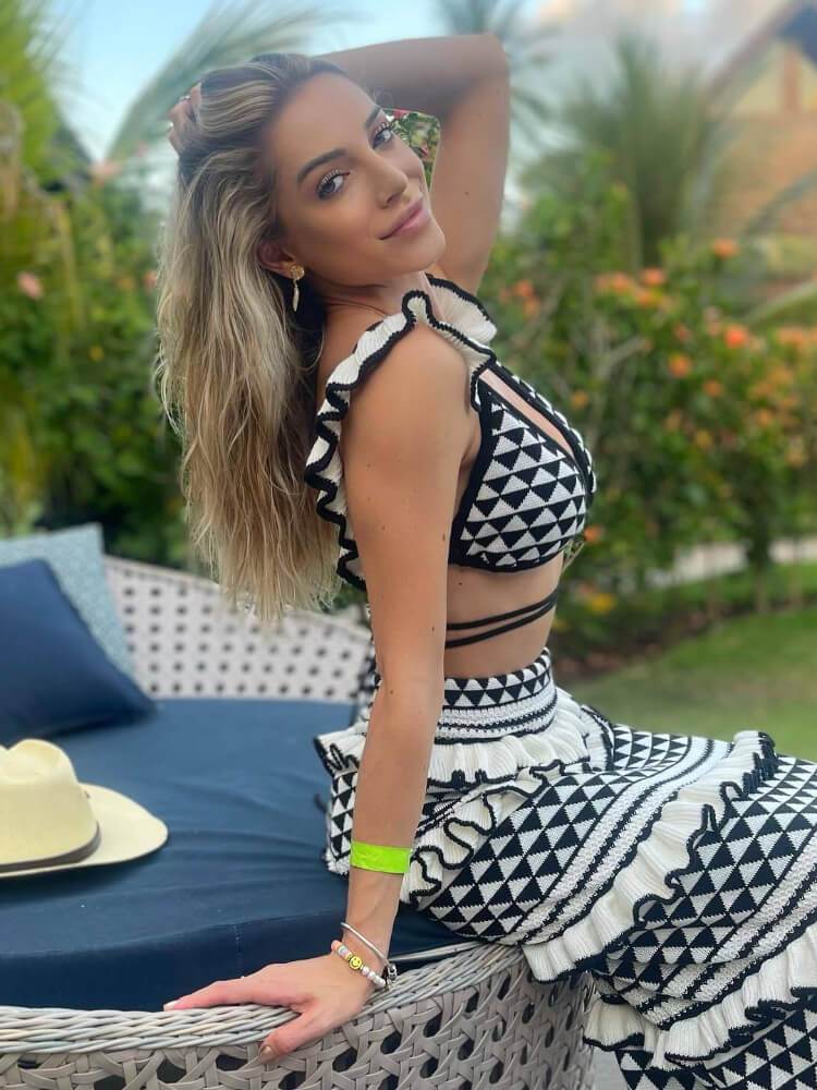 Kohsa Ruffle Bikini Top & Skirt Coord Set