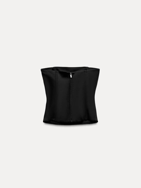 Rhinestone Beaded Tube Top