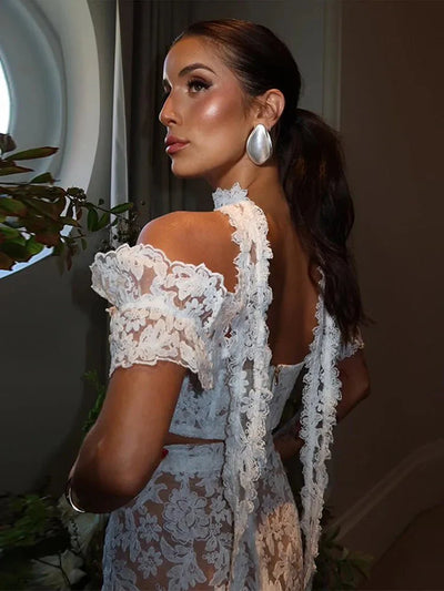 Sweetheart Neck Bralette & Mini Skirt Coord Set