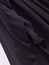 Black Bandeau Tube Frill Dress