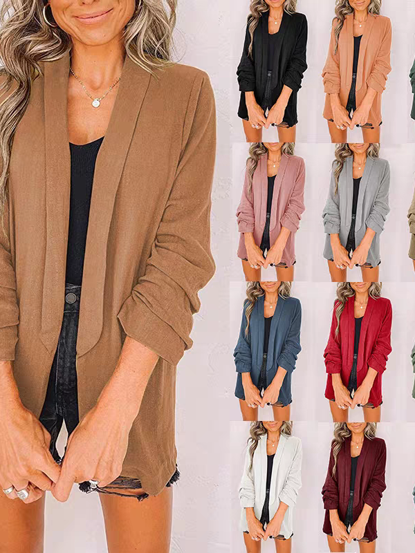 Quarter Sleeves Blazer