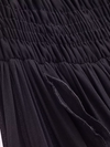 Black Bandeau Tube Frill Dress