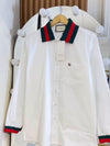FIFI Stripe Collar White Shirt