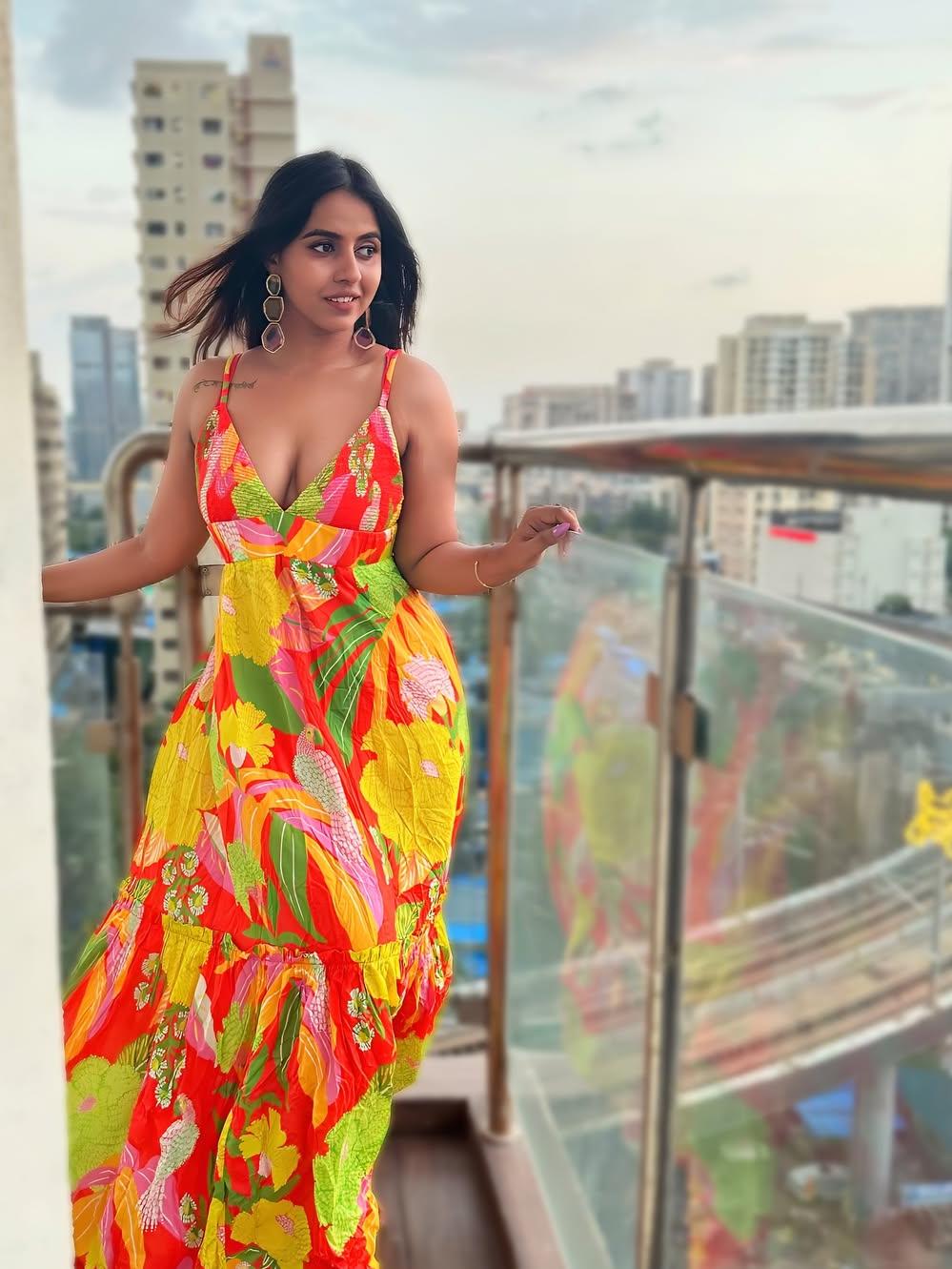 Floral Print Spaghetti Strap Backless Maxi Dress