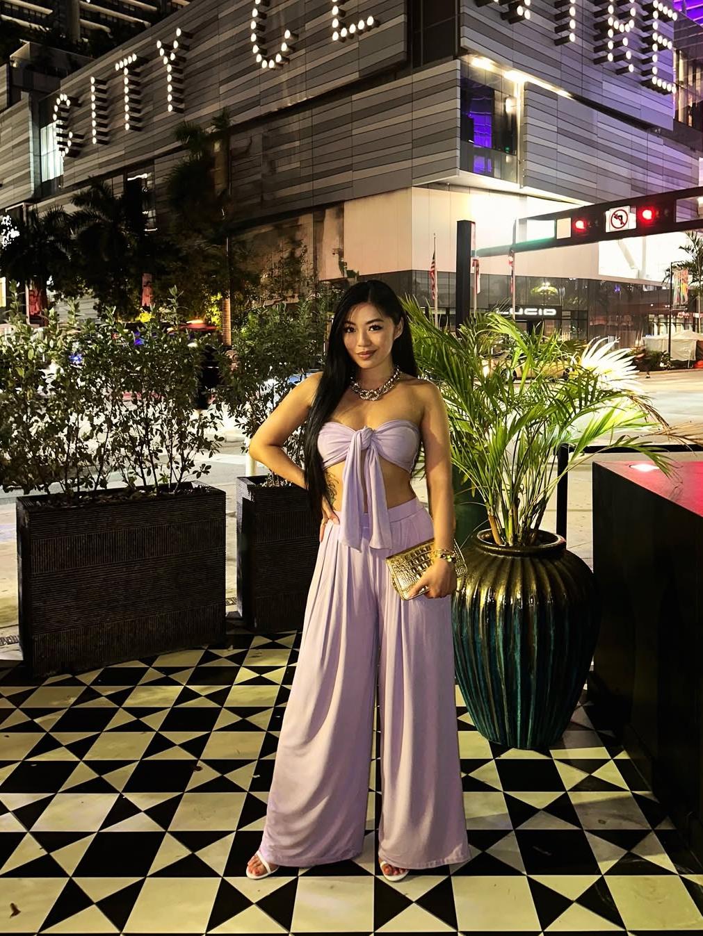 Knotty Bandeau Top & Pants Coord Set