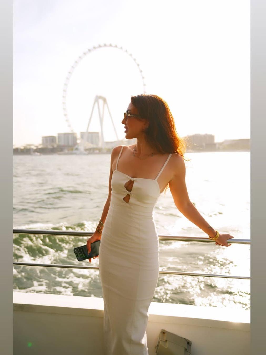 Spaghetti Strap Hollow-Out Cutout Dress