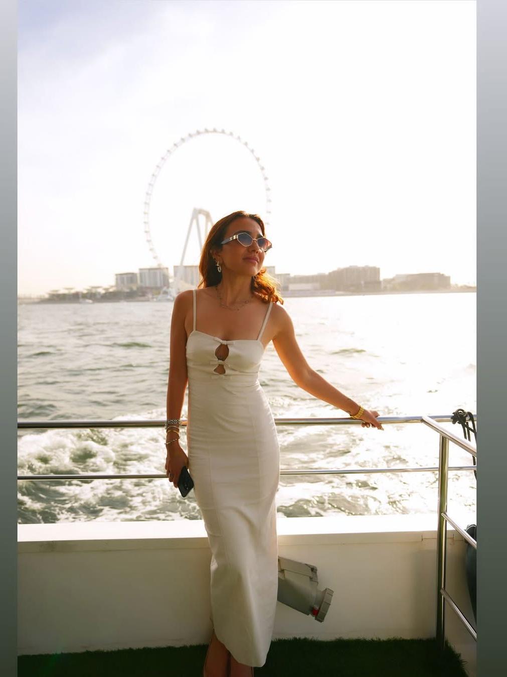 Spaghetti Strap Hollow-Out Cutout Dress