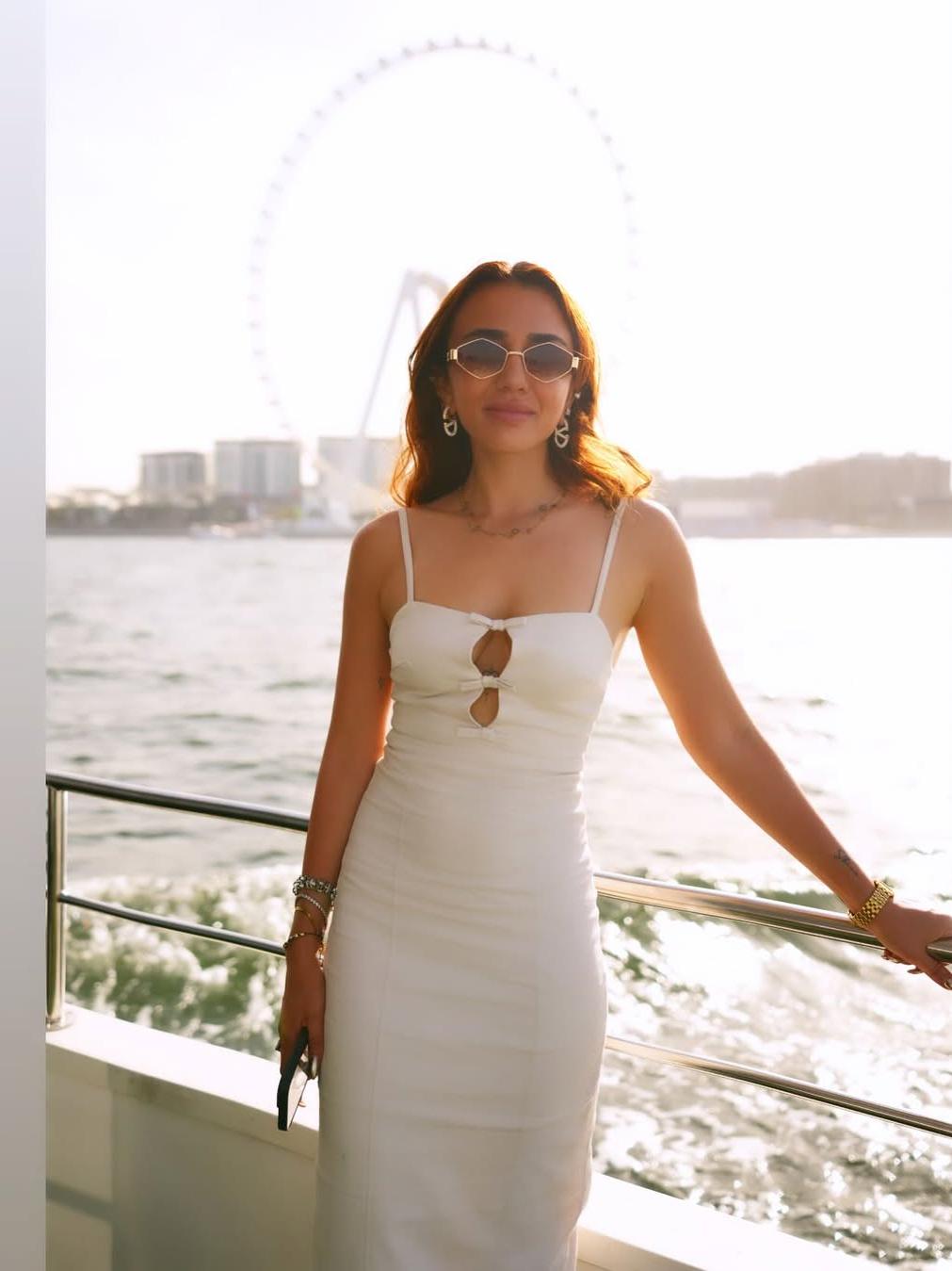 Spaghetti Strap Hollow-Out Cutout Dress