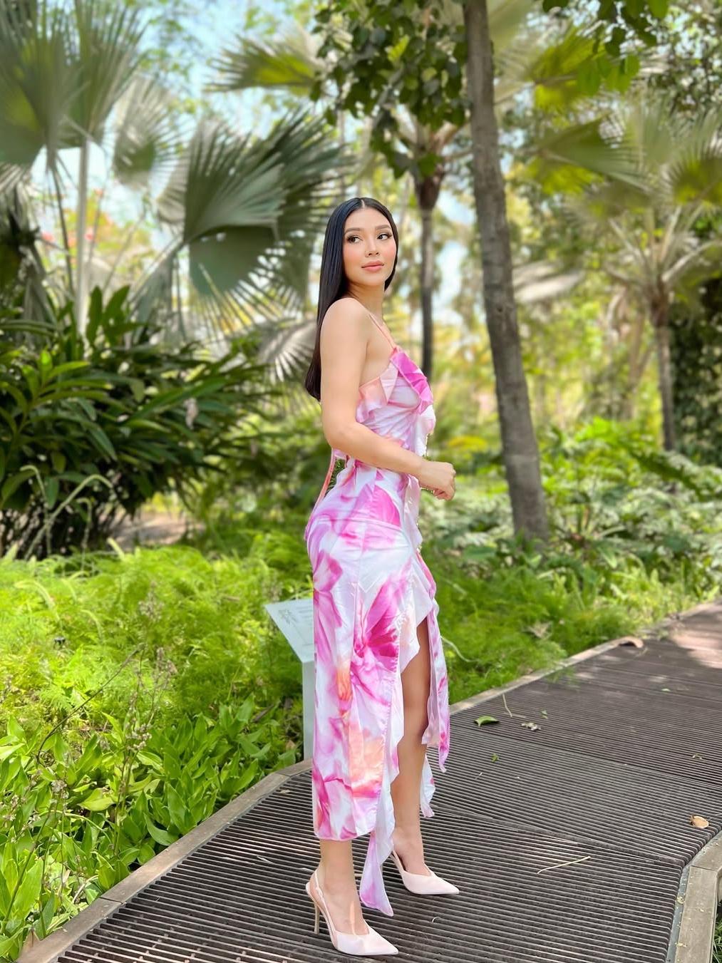 Floral Print Ruffle Frill Maxi Dress