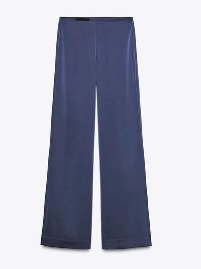 Bandeau Top & Wide Leg Pants Coord Set