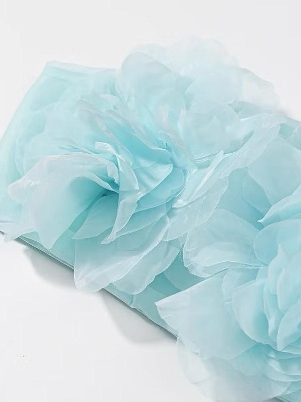 Blossom Strapless Crop Top & Mini Skirt Coord Set