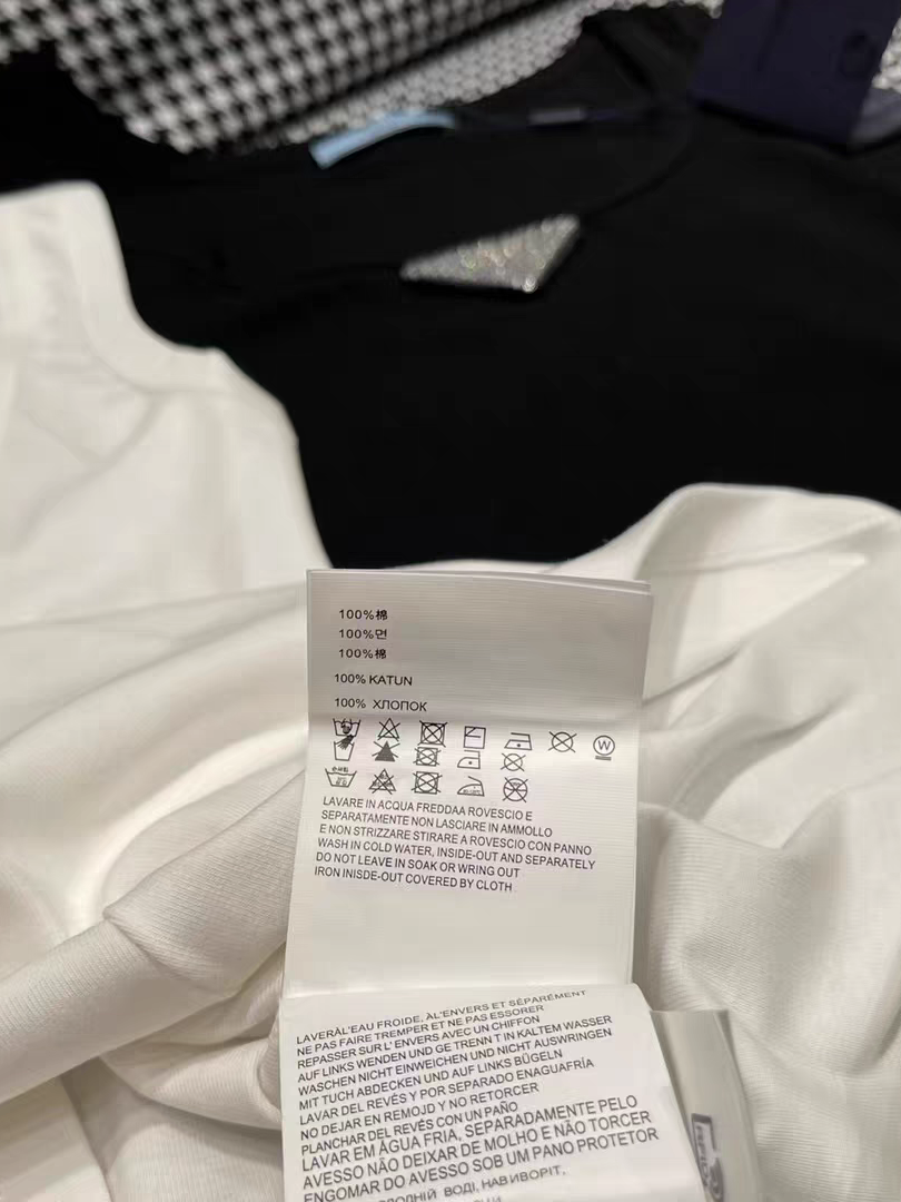 Black & White Rhinestone Logo Sleeveless Crop Top