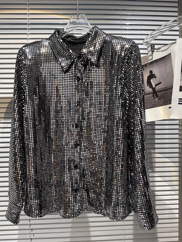 Metallic Shiny Shirt