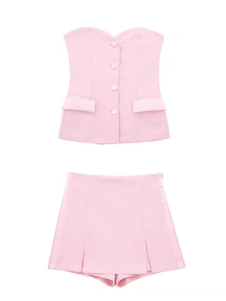 Corset Tube Top & Skort Coord Set