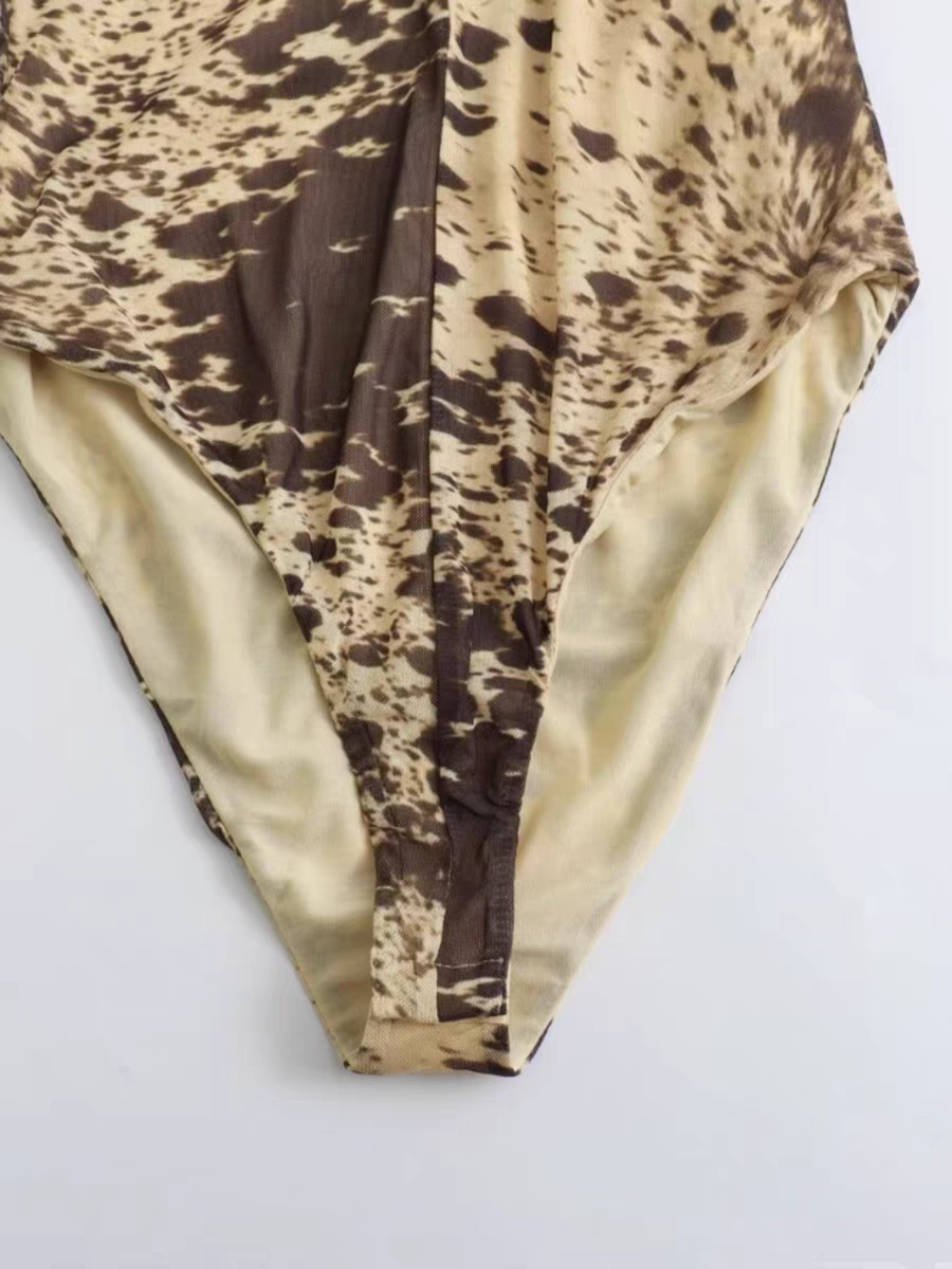 Animal Print Bodysuit