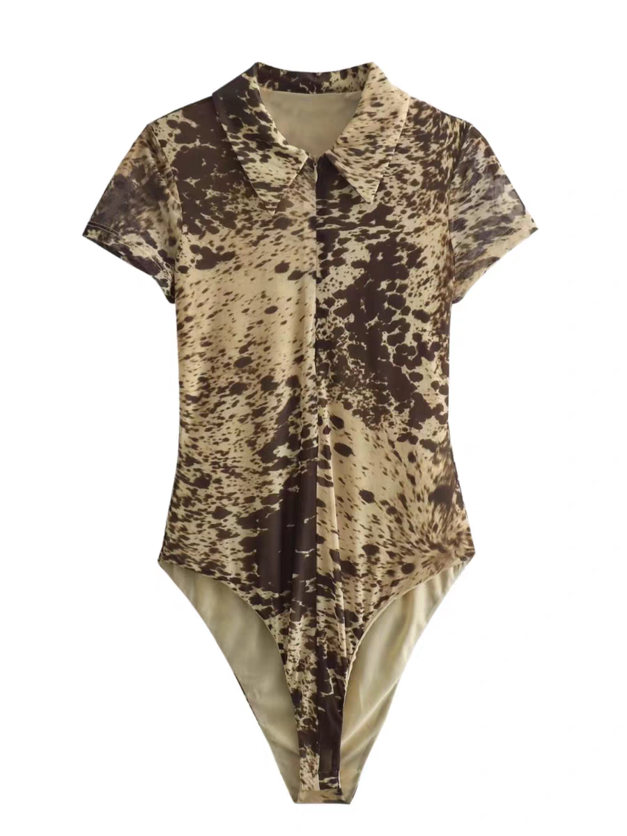 Animal Print Bodysuit