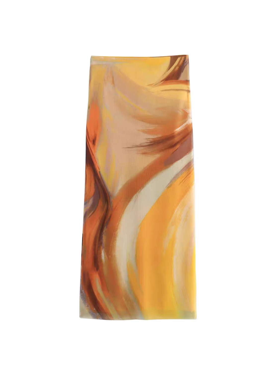 Tie Dye Tulle Print Bandeau Top & Skirt Coord Set