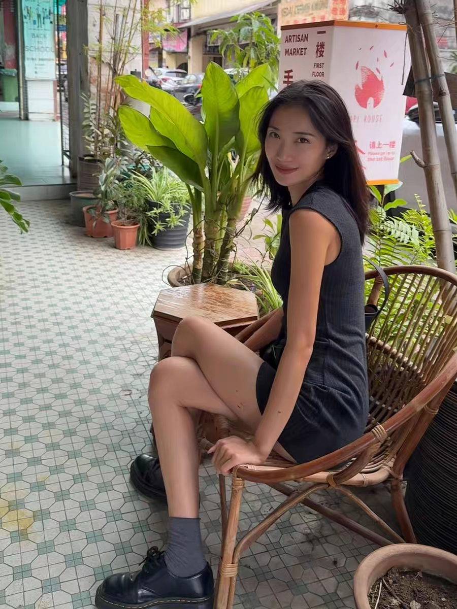 Striped/ Plain/ Chequered Print Short Belt Sleeveless Dress