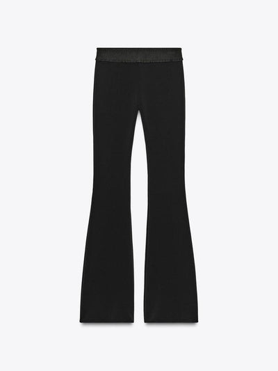 Halterneck Top With Flared Pants Coord Set