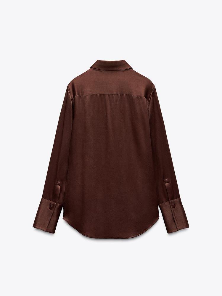 Full Sleeves Satin Shirt