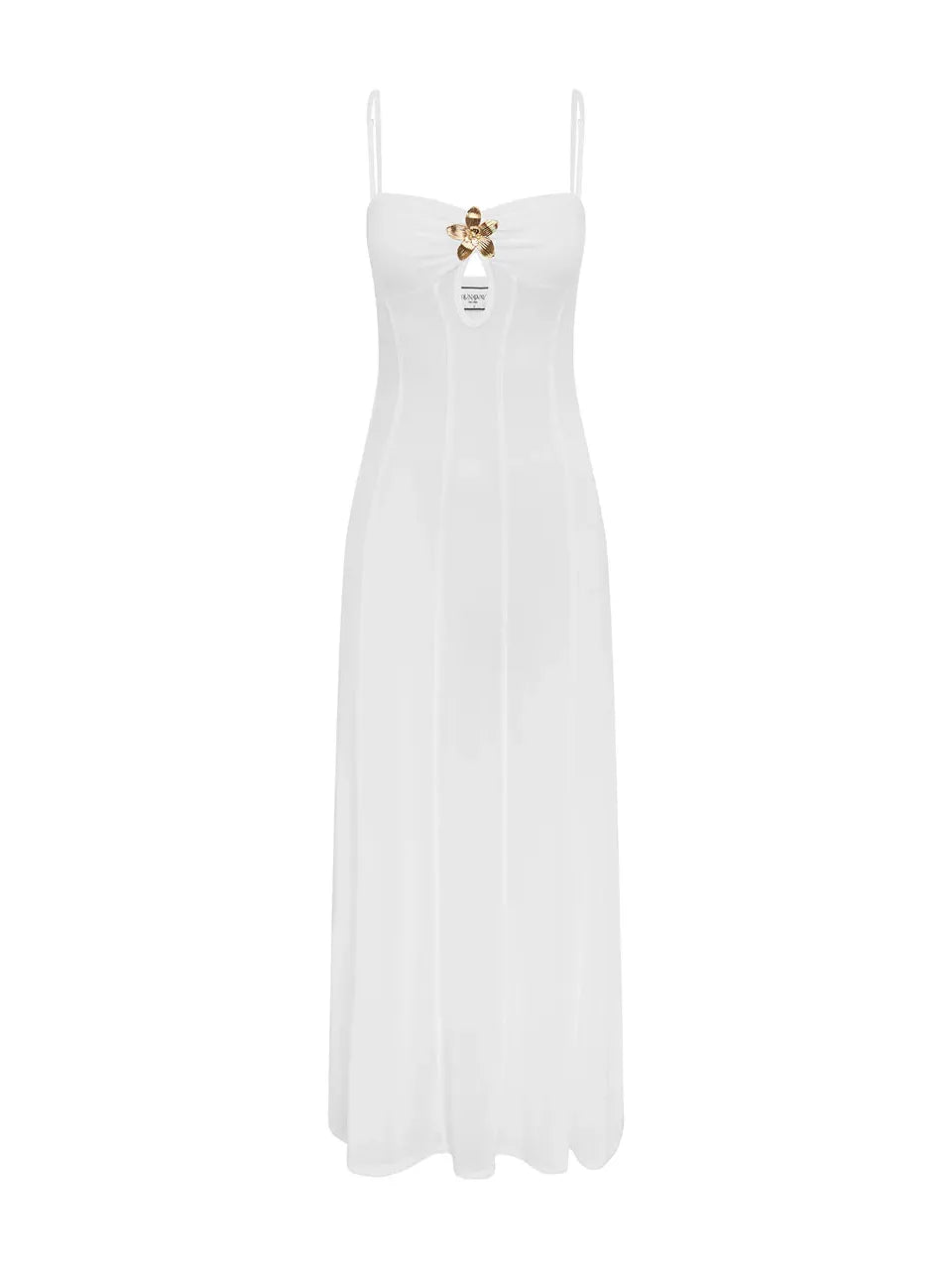 See Through Hollow Out Maxi Dress