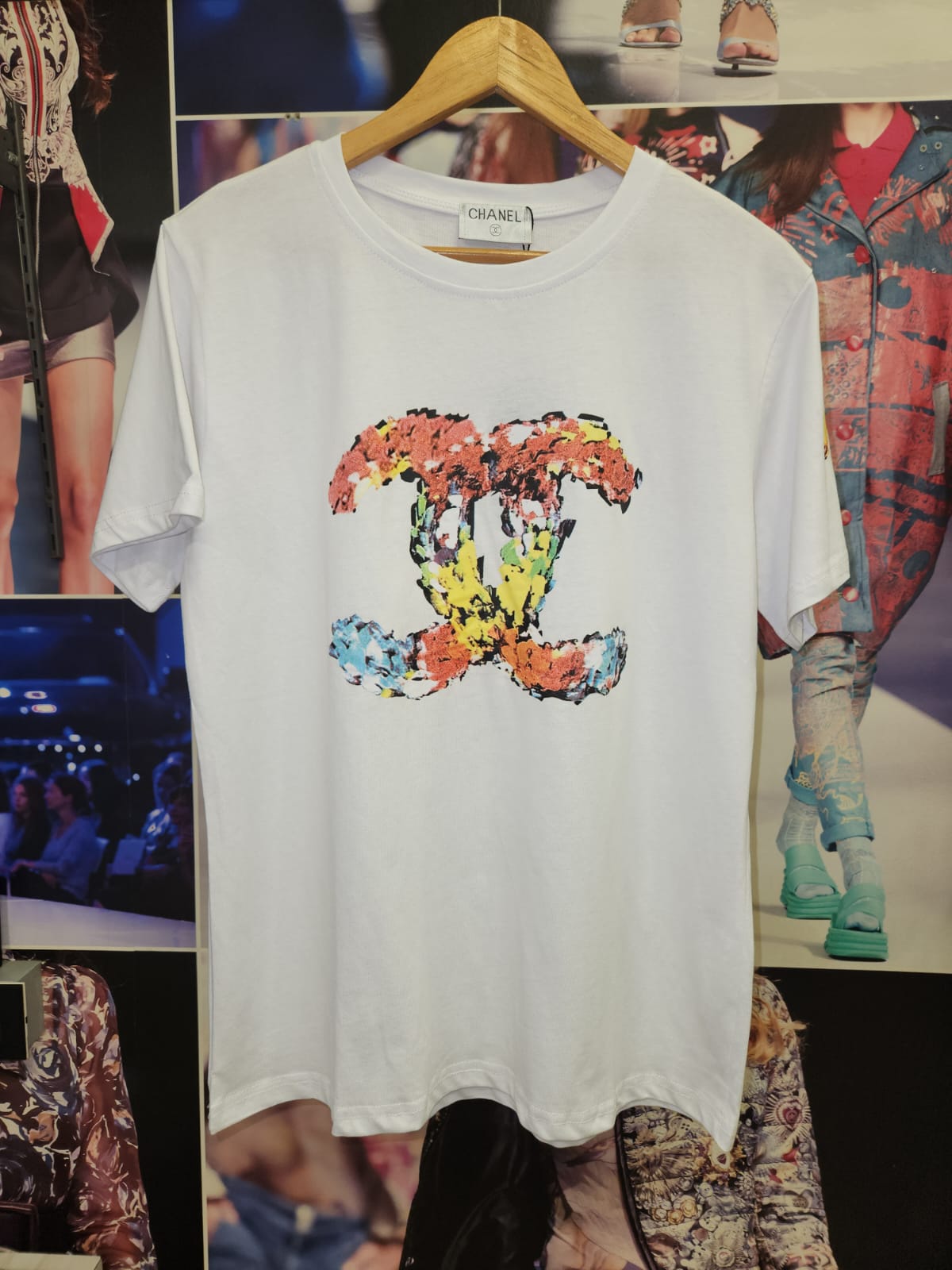 Print Cotton Lycra CH T-Shirt