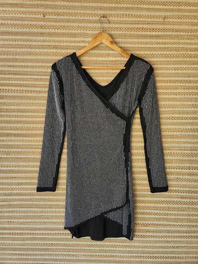 Rhinestone Bodycon Dress