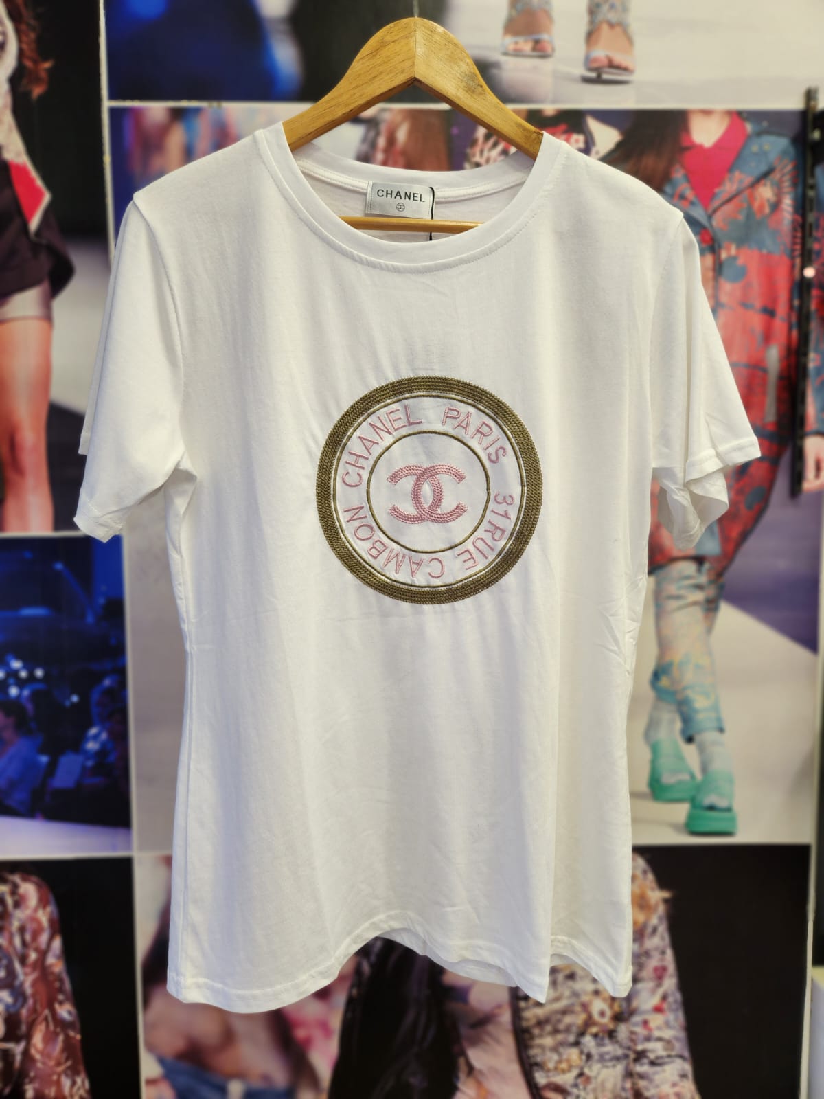 Print Cotton Lycra CH T-Shirt