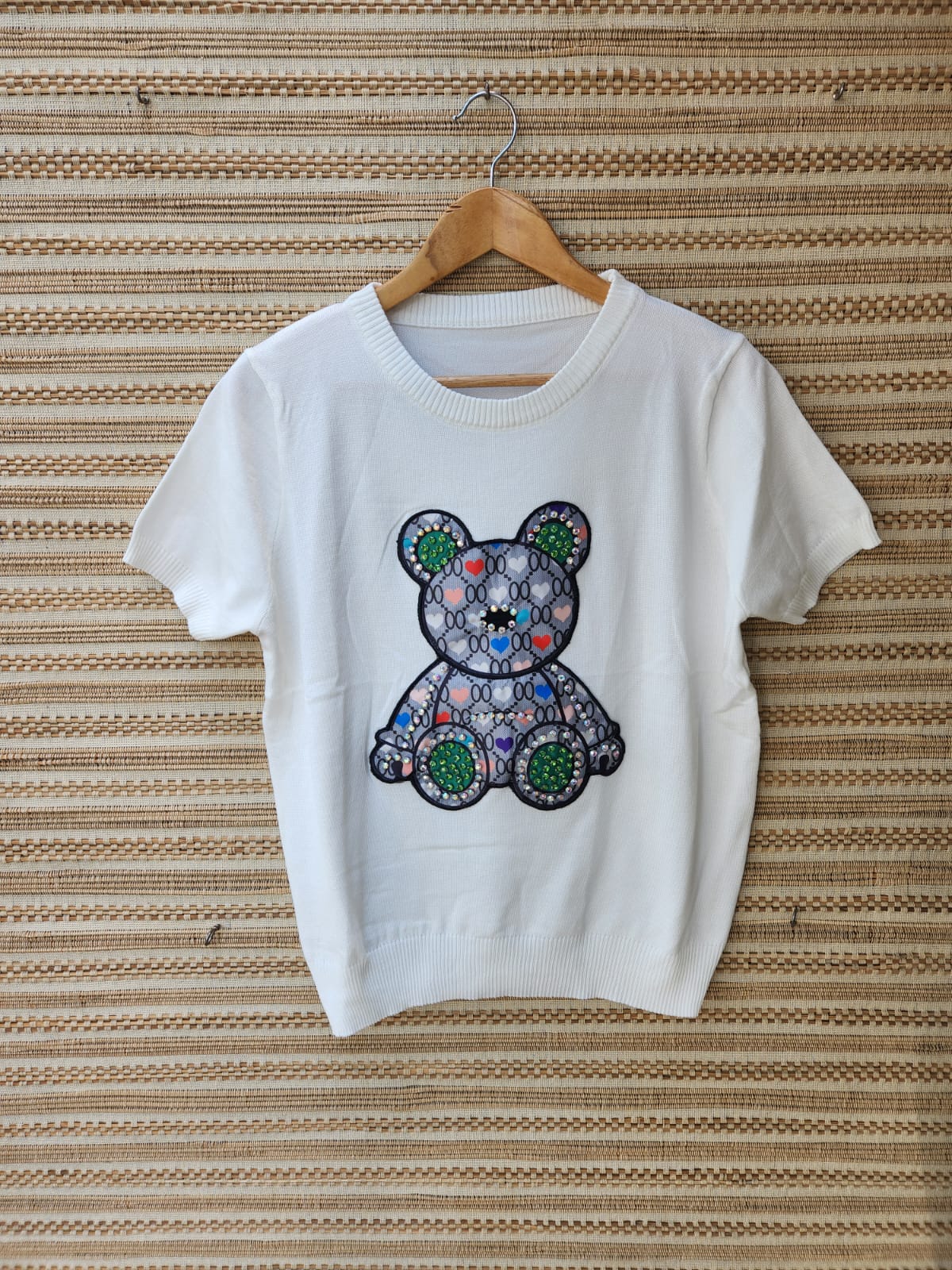 Print Black & White T Shirt