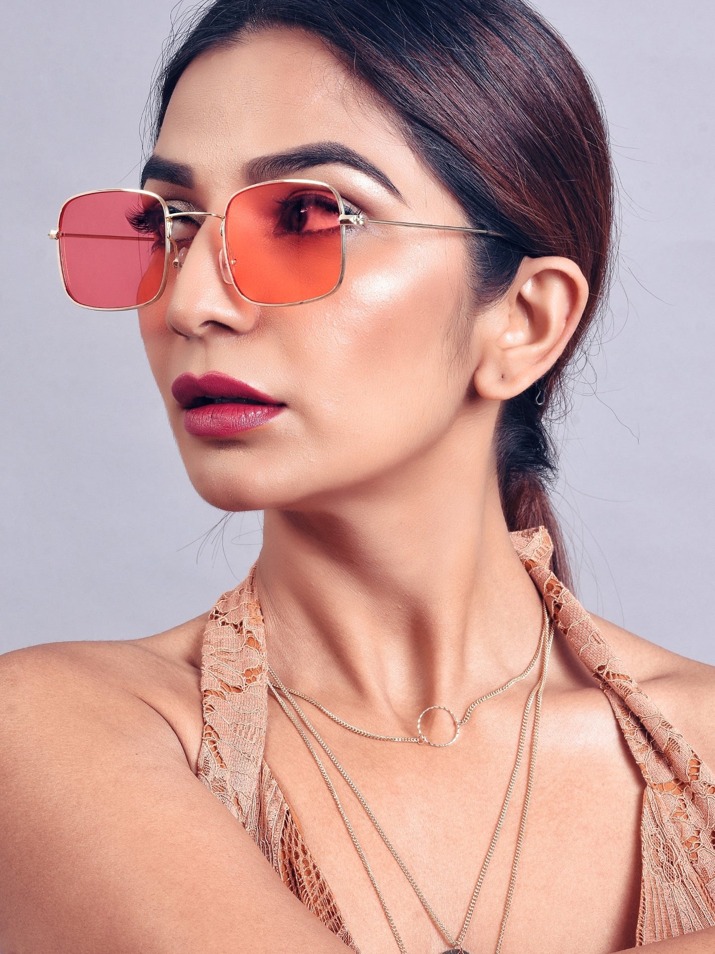 Rectangle Frame Sunglasses