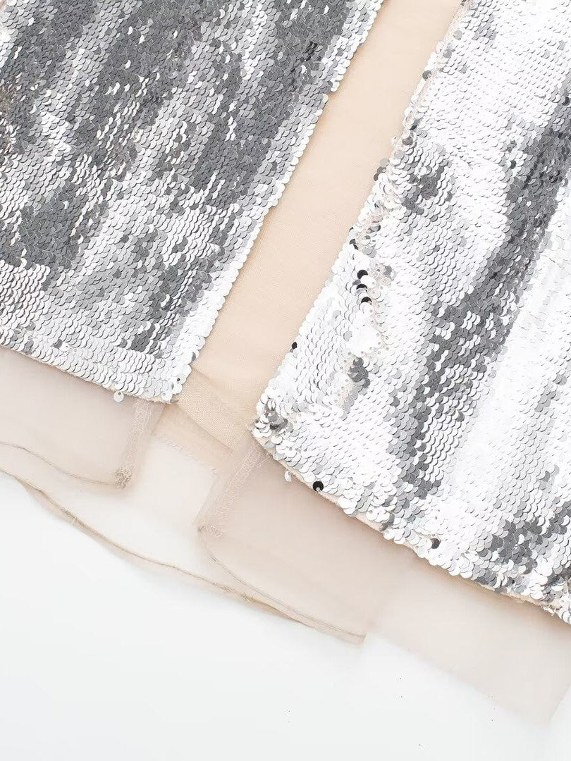 Sequins Beads Tube Top Dress