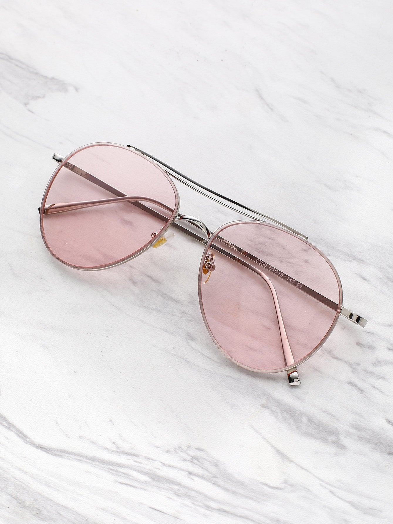 Contrast Top Bar  Sunglasses